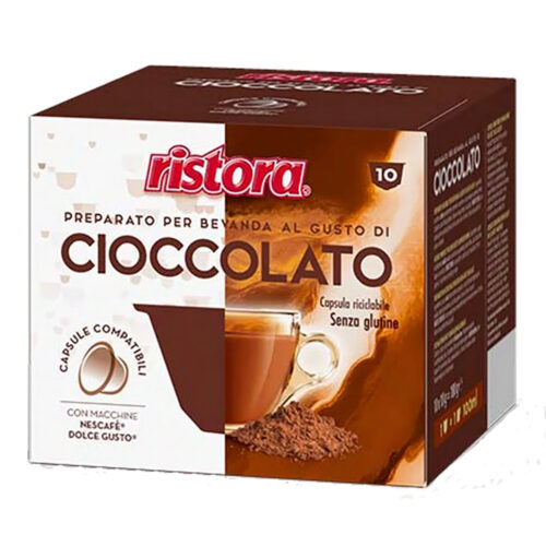 RISTORA 10 Capsule Dolce Gusto* CIOCCOLATO E NOCCIOLA