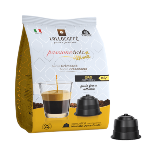 LOLLO Caffè 96 Capsule Dolce Gusto* Miscela NERA